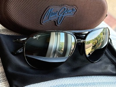 Maui Jim Alelele Bridge MJ 438 02 Black Frame + Grey Polarized