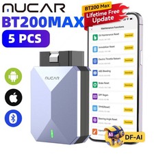 5PCS MUCAR BT200 MAX OBD2 Scanner - Lifetime Use Free Diagnostics Wholesale