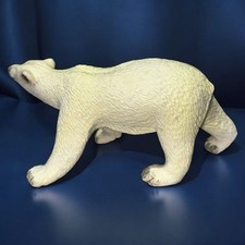 Safari Ltd Adult Polar Bear White Wildlife Animal Figure Figurine 1997 Vintage