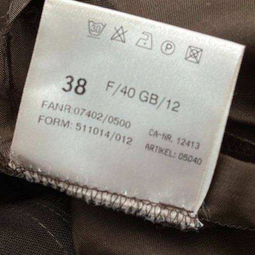 Basler Swing Flared Midi Skirt Size 12 Wool Mix Brown Classic Retro - Picture 7 of 7