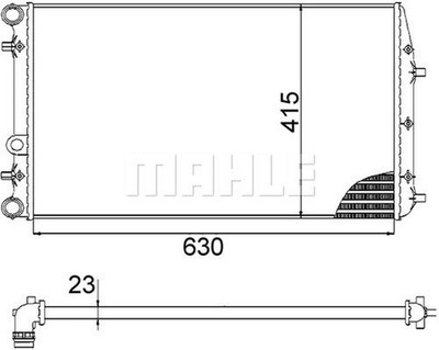 Mahle Radiator [CR505000S] US