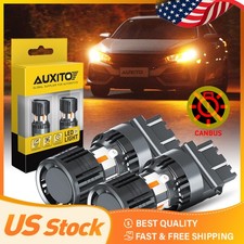 AUXITO LED 3157 3156 Turn Light Signal Amber 2200K Buibs 1800LM
