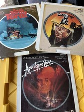 Apocalypse Now, Tora,Tora.Tora Sands Of Iwo Jima CED Selectavision Bundle Read