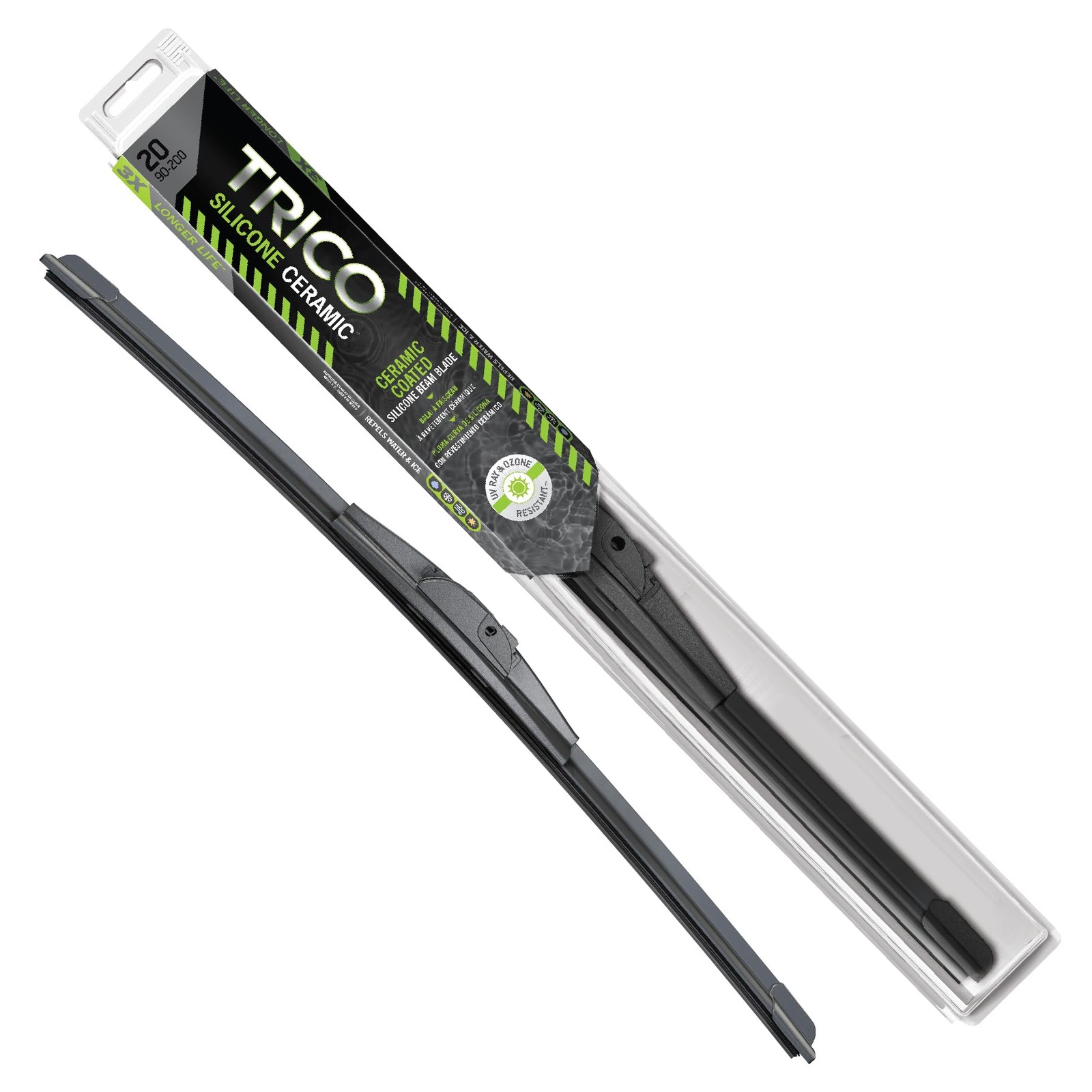 Trico Silicone Ceramic 22 inch Automotive Replacement Windshield Wiper Blade,