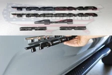 Fit for 2024-2025 Tacoma SR5 4x4 Matte Black Overlay Emblem Letters Badge 5pc