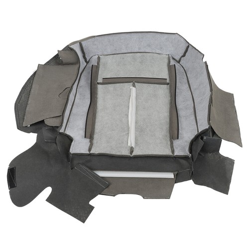 For 2007-2014 Ford Expedition New Driver Bottom Leather Seat Cover Camel Gray - Picture 7 of 16