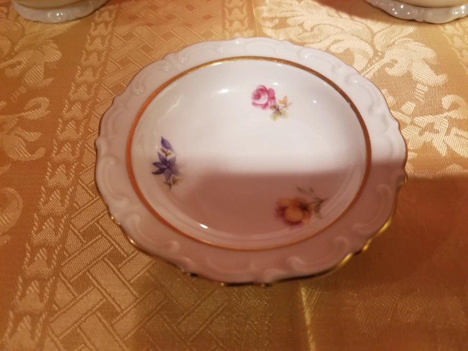 Kahla Alemán 27 Piezas 6 Personas Juego de Servir Postre, Porcelana Blanca con Flor Foto 4 de 4