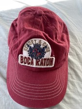 Boca Raton Resort Club Hat Baseball Cap Forty Seven 47 Brand Crimson Kids