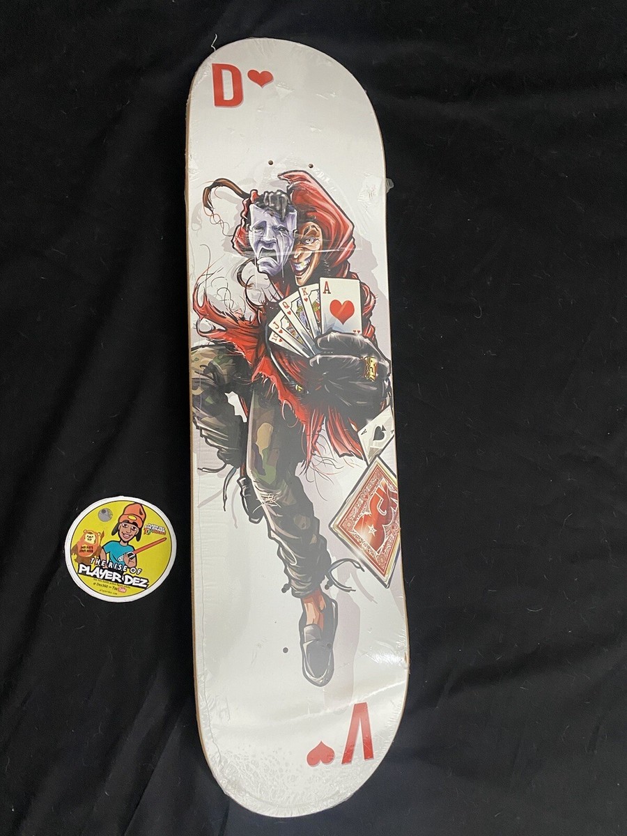 RARE DGK Joker Cards Dane Vaughn Skateboard Deck Dirty Ghetto Kids