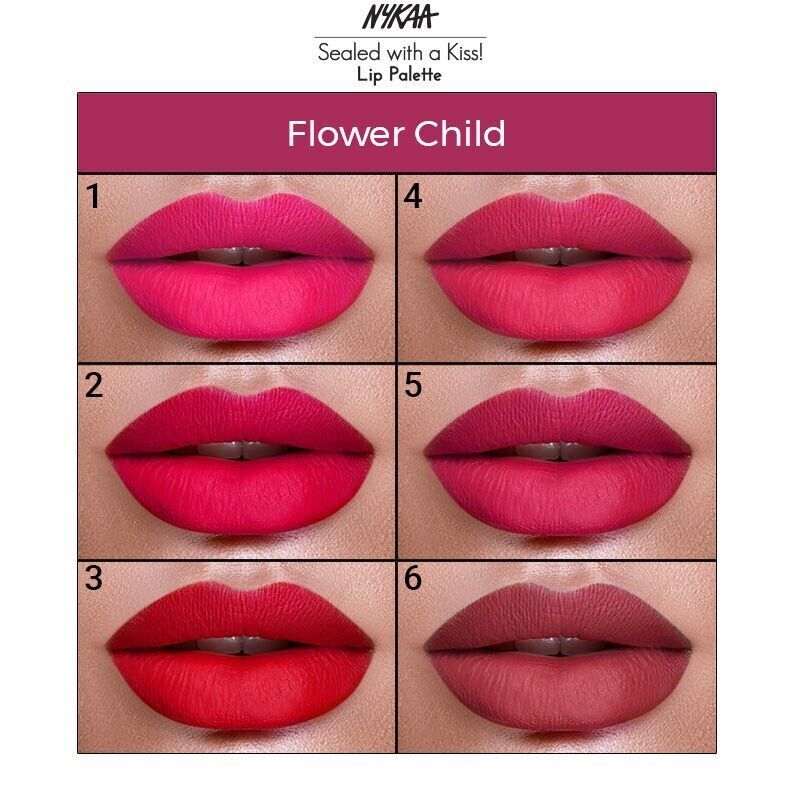 Nykaa Sealed with a Kiss! Lipstick Palette Flower Child 02 eBay