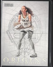 Rebekah Gardner 2023 Panini Origins WNBA #10 Works In Progress SP
