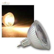 10 x COB MR16 Glas Leuchtmittel warmwei&szlig; 230lm Strahler Birne Spot Lampe 12V 3W
