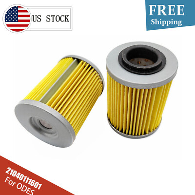 2 PCS Oil Filter For ODES 800 1000 Dominator D4 X2 X4 Cartridge VTwin UTV ATV US
