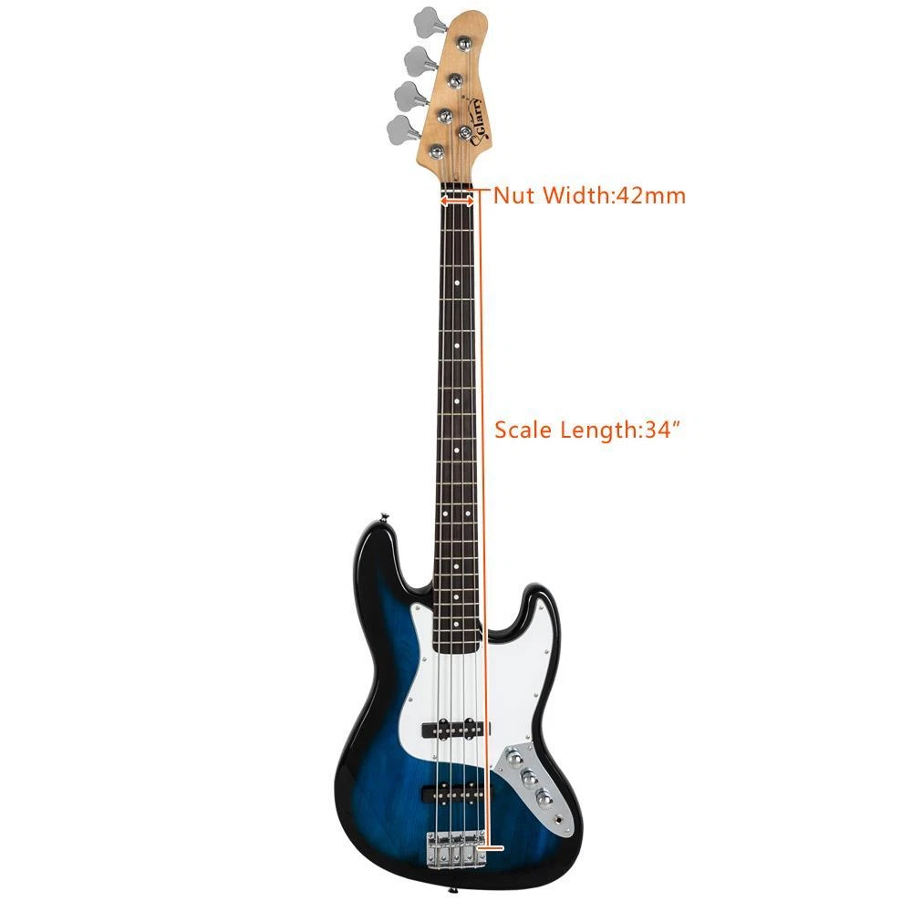 Glarry jazz bass deals
