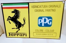 Ferrari PPG large Sign .. 308gtb 308gts Testarossa 328 348 355 360 Dino