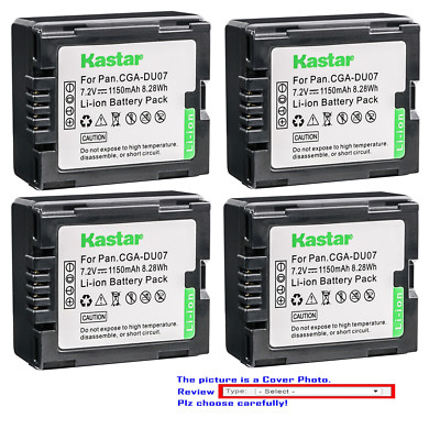 Kastar Replacement Battery for HITACHI DZ-BP7S & DZ-GX5020 DZ-HS300 DZ-HS300A