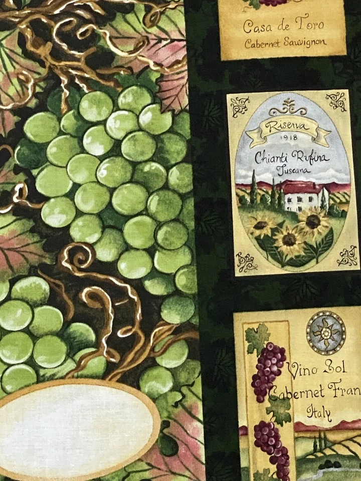 Wine Country棉质织物面板缝纫工艺23 x 44 — 第 3/4 张图片