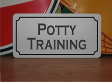 Potty Training Metal Sign