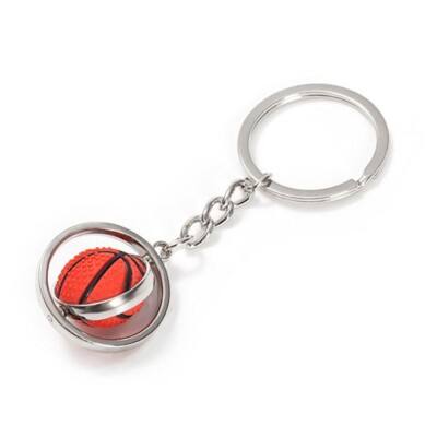 Schlüsselanhänger Mini Souvenir 3D Spinning Basketball (Stahl)