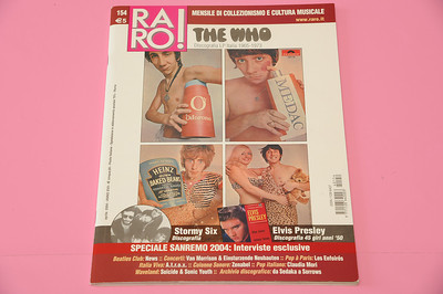 Rare Discography Magazine LP 7'' EX N° 154 The Who Elvis Presley Claudia Mori
