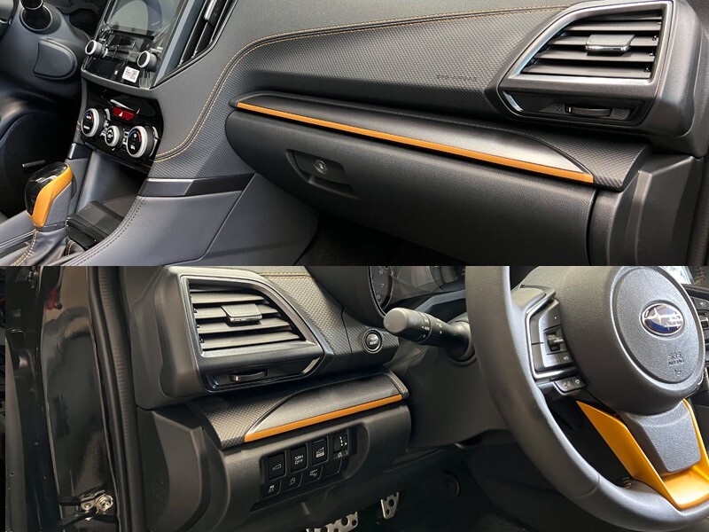 CRUX MOTORSPORTS INTERIOR PIN STRIPE OVERLAY FOR 2022+ FORESTER