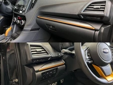 CRUX MOTORSPORTS INTERIOR PIN STRIPE OVERLAY FOR 2022+ FORESTER WILDERNESS