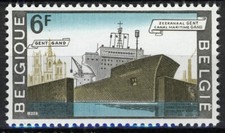 Belgium 1968, Ghent Sea Canal set MNH, Mi 1536