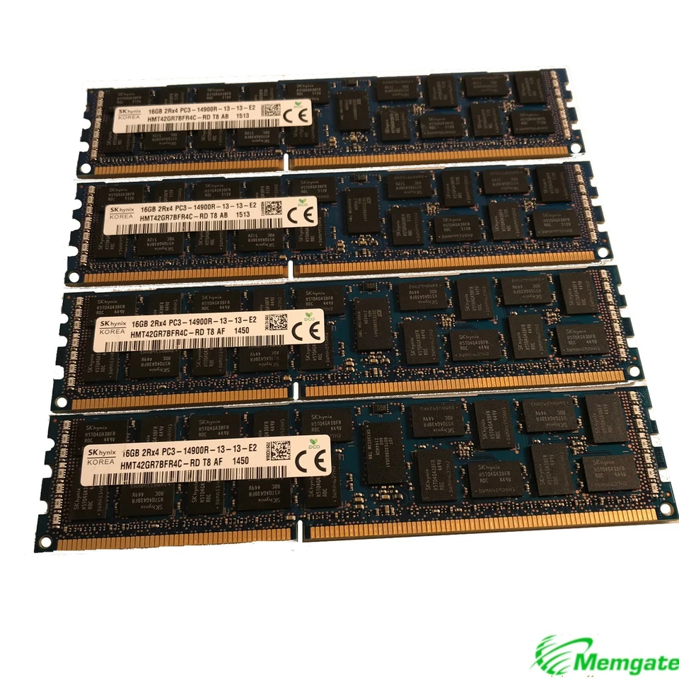 64GB (4x16GB) PC3-14900 DDR3 1866 ECC Memory for Apple Mac Pro 2013 ME253LL/A - Image 2 of 2