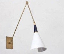 Handmade Vintage Inspired SCICCOSO Brass Wall Lamp , Handcrafted Wall Lamp Light