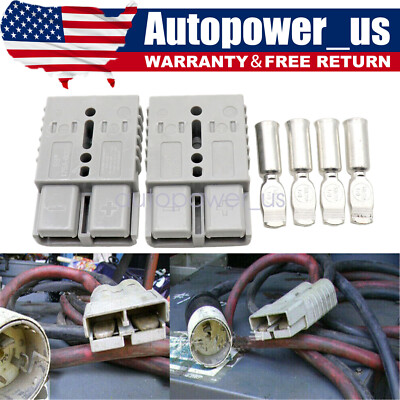 175A Battery QUICK Connect Disconnect Plug Winch Terminal connector 600V 2AWG