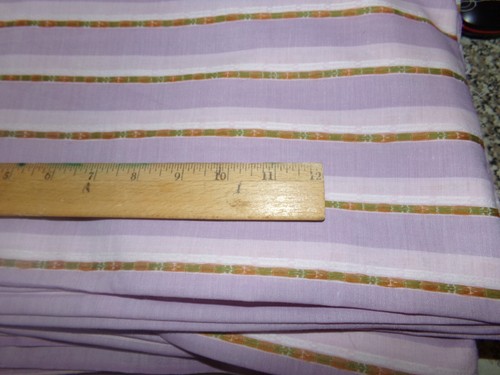 8 yards x 44" Fabric curtains Quilting Thin Stripe Lavender Cranston Prints - Picture 5 of 5