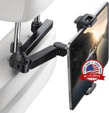 Soporte para tableta para reposacabezas autom vil Rotaci n de 360     ajustable