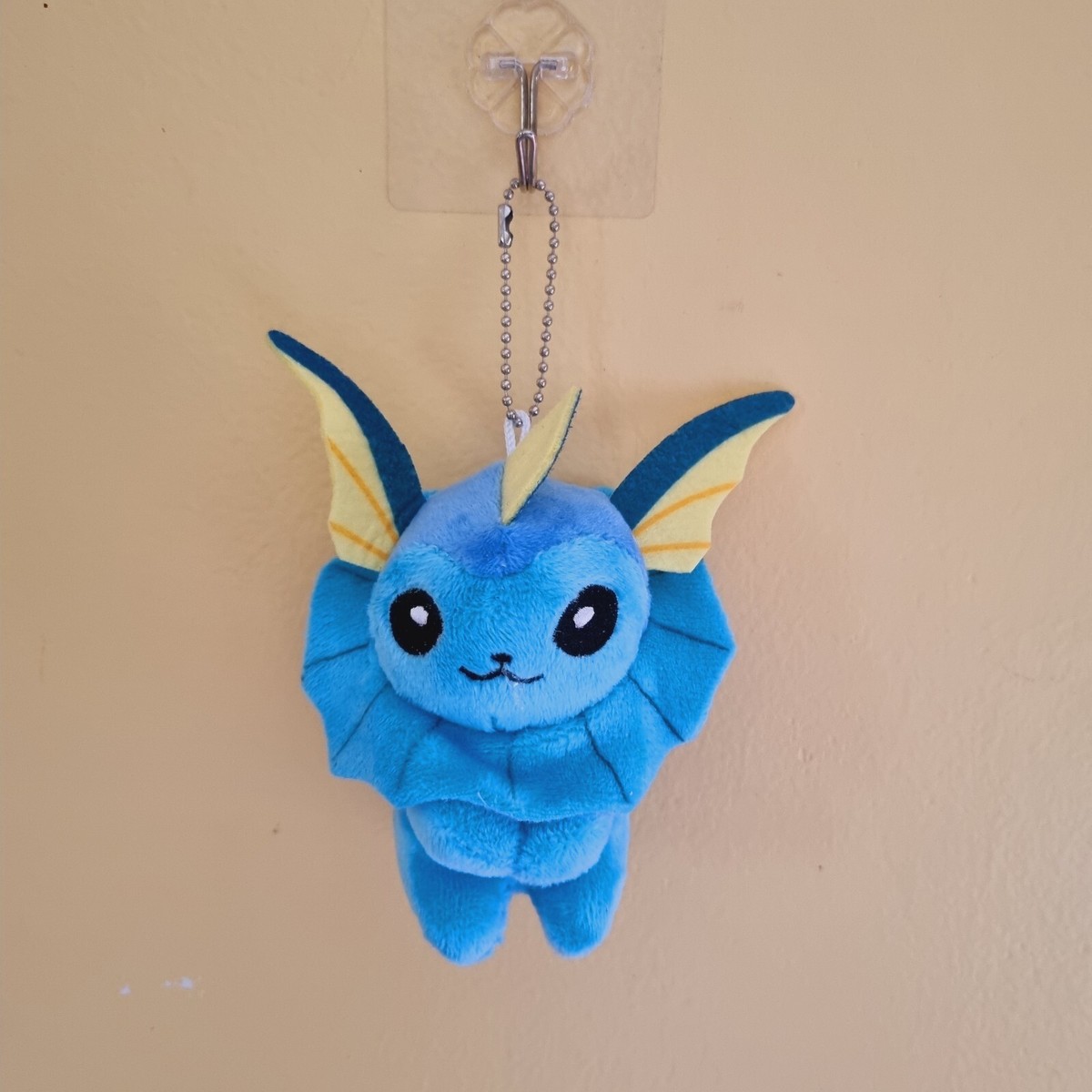 Pokemon vaporeon Bag Clip-On Keychain Soft Plush Stuffed Animal Plushies Toy