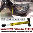 Motorcycle Adjustable Belt Tension Gauge Tool For Harley & All Belt Drive Bikes