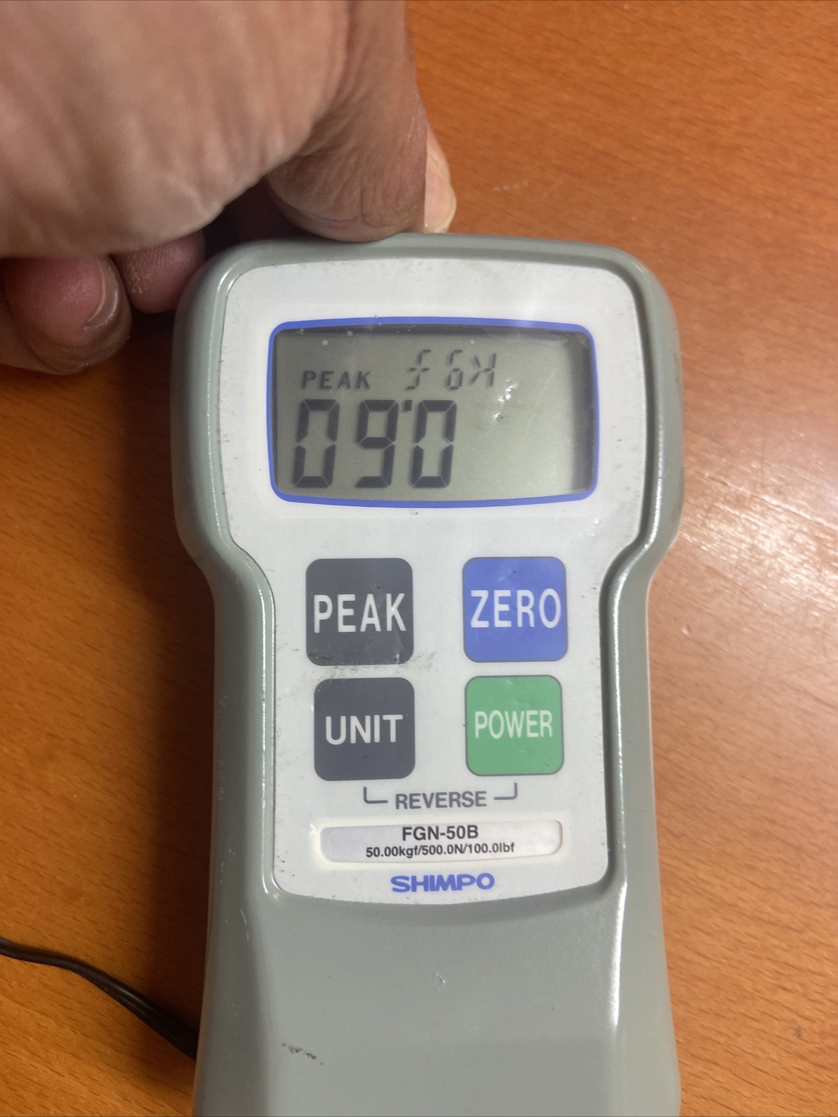 SHIMPO (NIDECSHIMPO) Digital Force Gauge FGN50B ± 0.2 of rated capacity and eBay