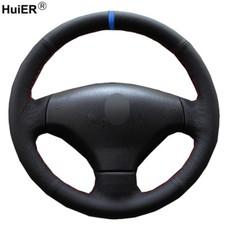 Cubierta volante coche costura manual peugeot 206 2007 - 2009 peugeot 207