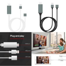 Phone to TV 1080P Universal HDMI HDTV AV Adapter Cable For Smart Phone  Tablets