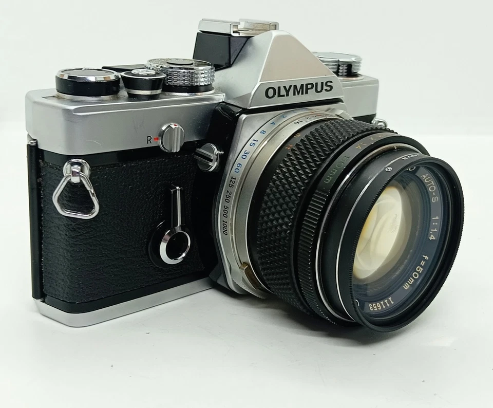 15% di sconto「Eccellente+++++」 Olympus OM-1 fotocamera reflex pellicola 35 mm argento 50 mm f1.4 Giappone - Immagine 4 di 4