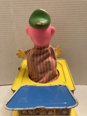Vintage Rare Mattel Trusty Tim School Bus ,Jack in The Box 1969 | eBay
