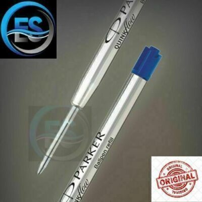 5 X Parker Quink Flow Kugelschreiber BP Mine Minen Blau/Schwarze Tinte...