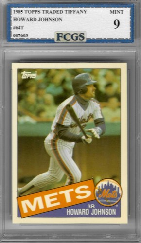 Howard Johnson #64T 1985 Topps Traded Tiffany card