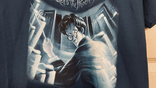 OUT OF PRINT HARRY POTTER AND THE ORDER OF THE PHOENIX ADULT T SHIRT BOOK COVER - Picture 9 of 12