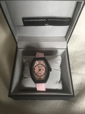 Montres De Luxe Women's EX L 9203 Estremo Quartz Pink Dial Watch new $1400