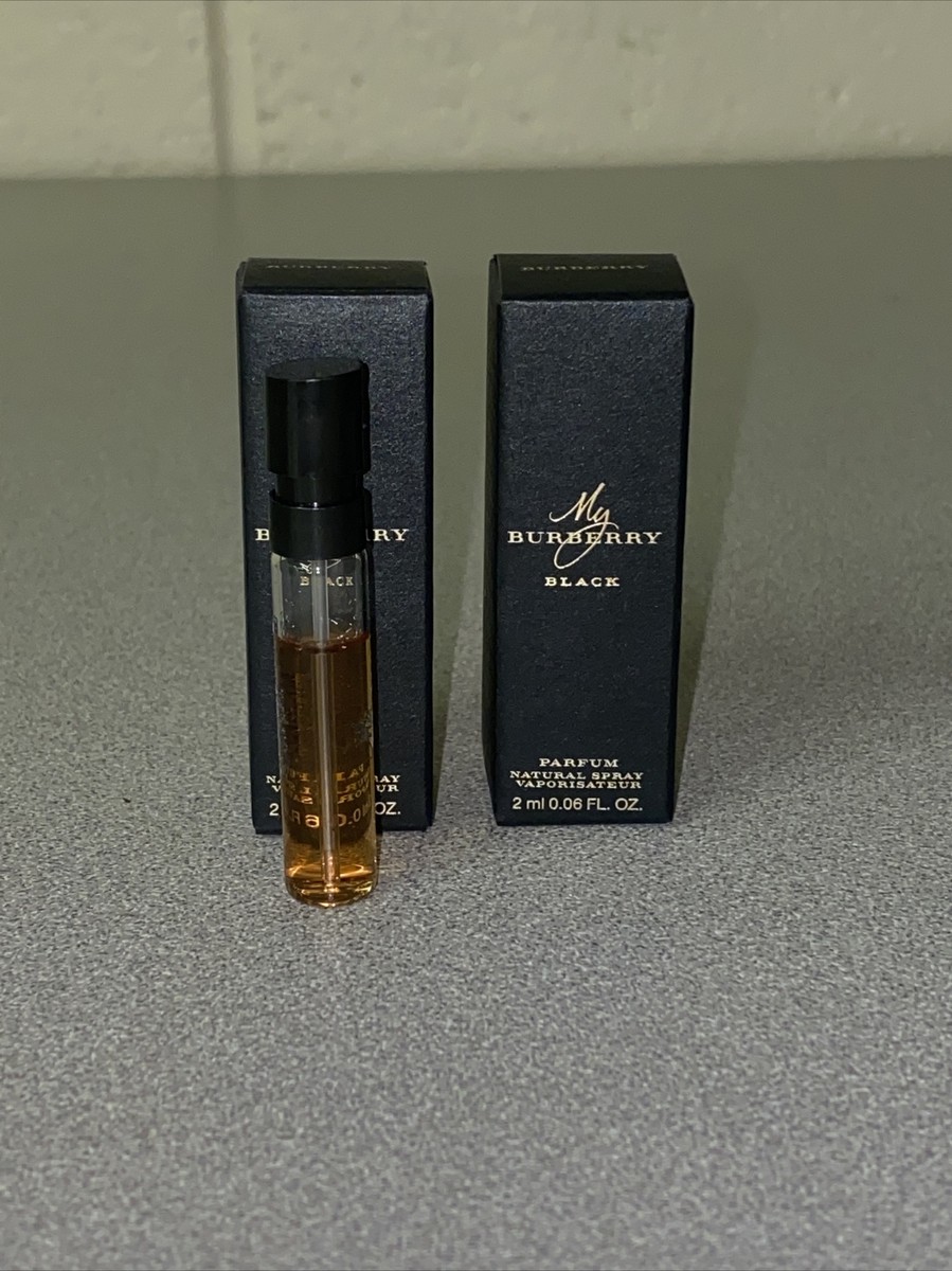 2-Burberry MY BURBERRY BLACK 0.06 oz 2 ml Parfum Spray Mini/Travel