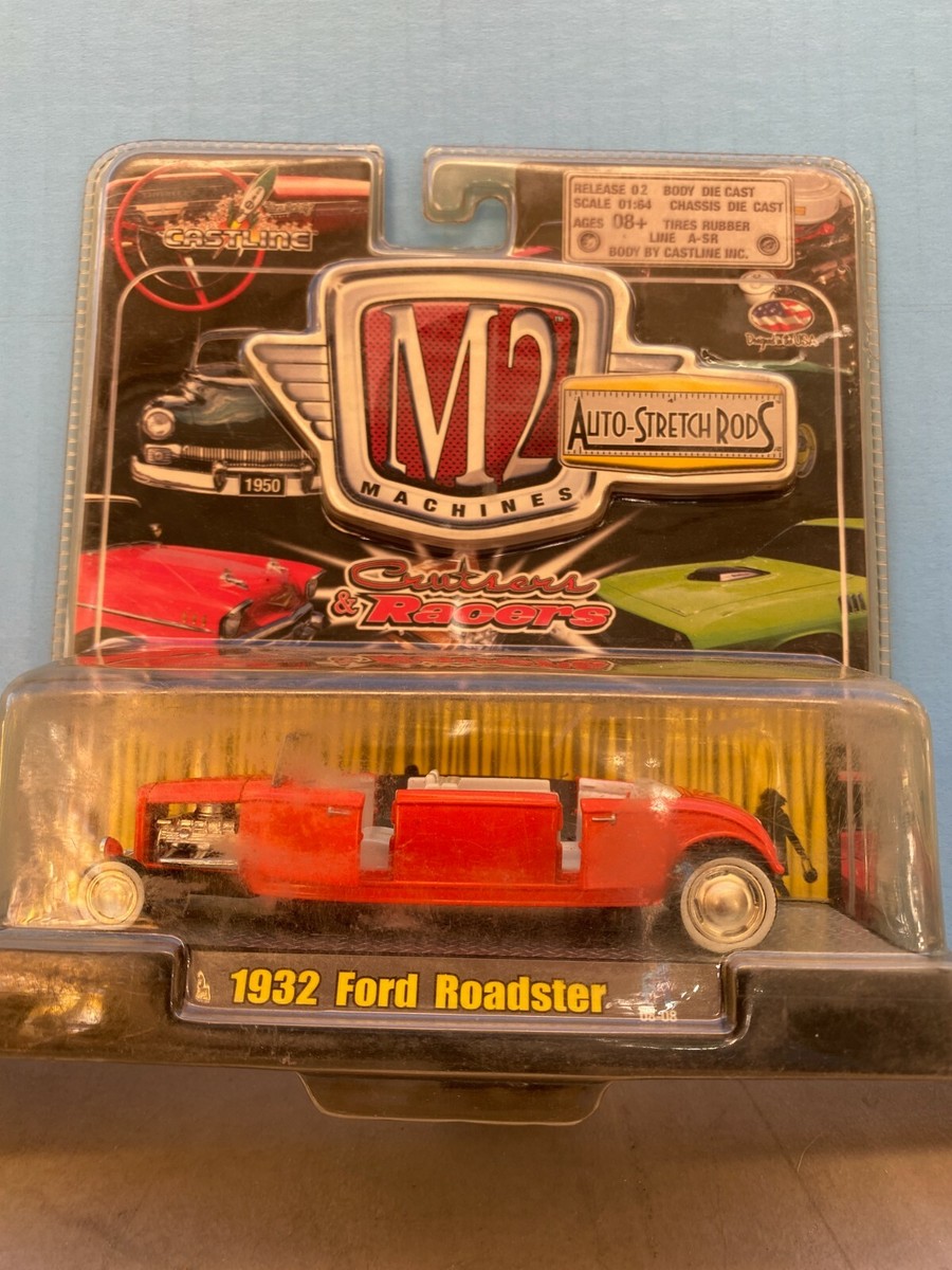 1/64 M2 AUTO STRETCH RODS 1932 FORD ROADSTER LIMOSINE RED | eBay