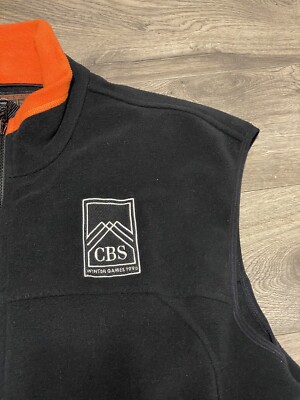 VINTAGE Nike ACG Thermal Layer 2 Fleece Vest 1998 CBS Winter Games