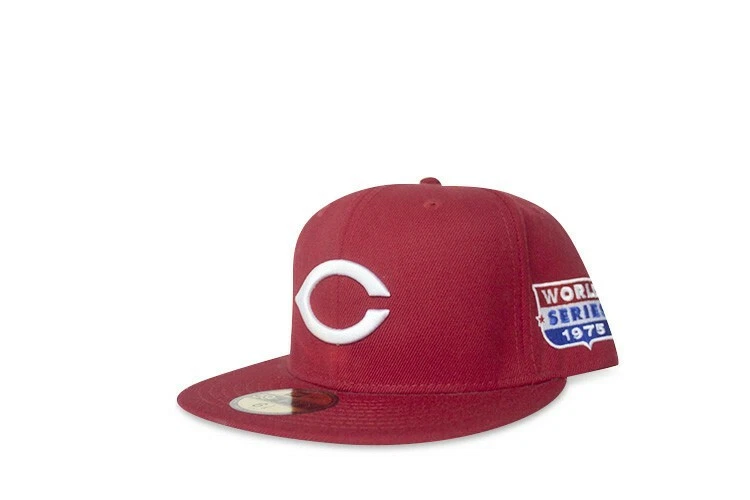New Era Cincinnati Reds MLB World Series 1975 Fitted Cap Green UV