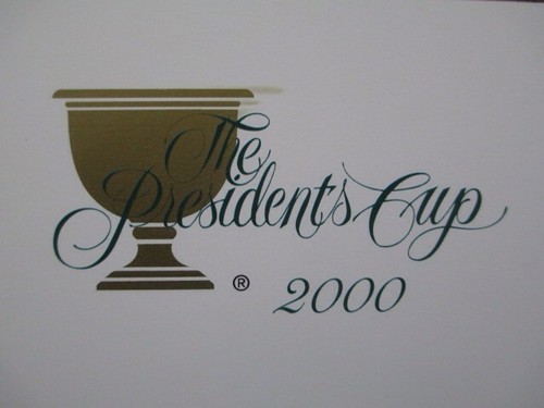 The President's Cup 2000 Robert Jones Golfschläger Lithographie Ken Venturi USA - Bild 3 von 6