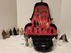 STAR WARS DARTH VADER ACCESSORY STORAGE CARRYING CASE w INSERT & 12 FIGURES