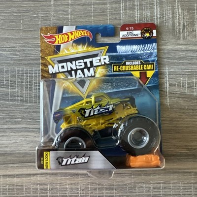 Hot Wheels Monster Jam (2017) Titan Epic Additions 4/15 with Re-Crushable Car